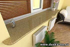 Уникальные подоконники из литьевого гранита