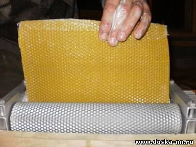 Вальцы для изготовления вощины