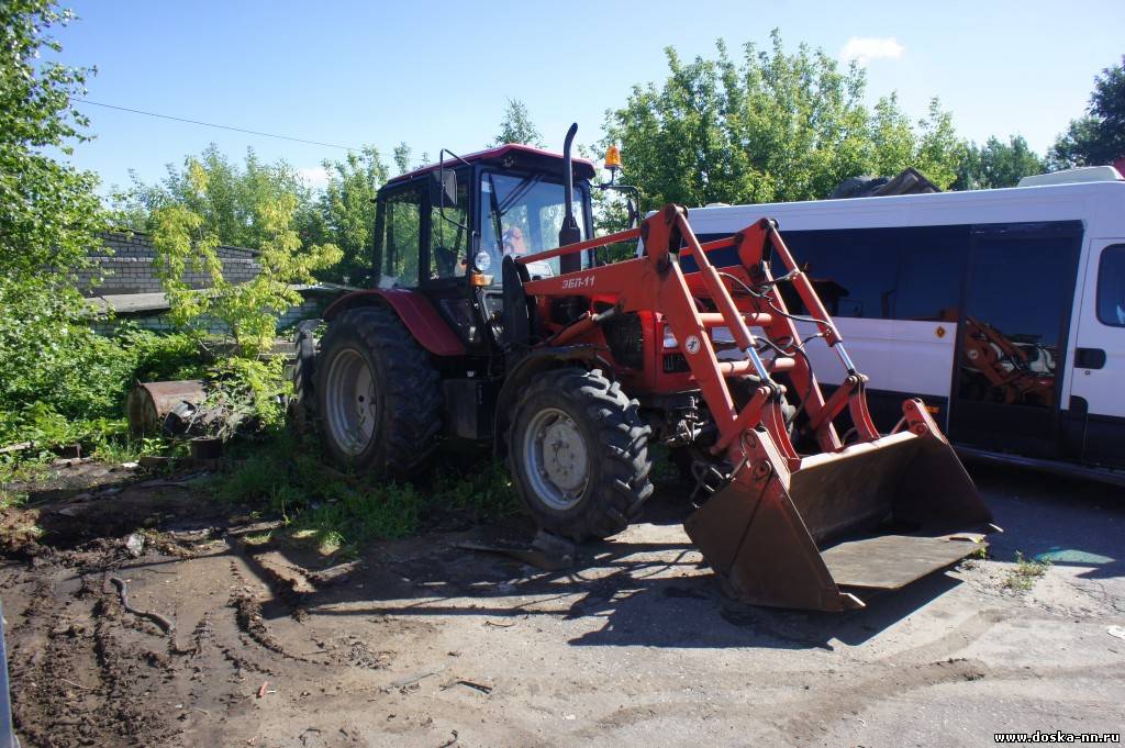 Экскаватор-погрузчик ЭБП-11 на базе МТЗ-92П