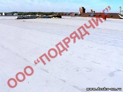 Устройство мембранной кровли. Опыт 53850м2