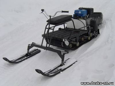 Лыжный модуль для мотобуксировщиков