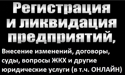 Регистрация новых фирм Ниж. Нов.