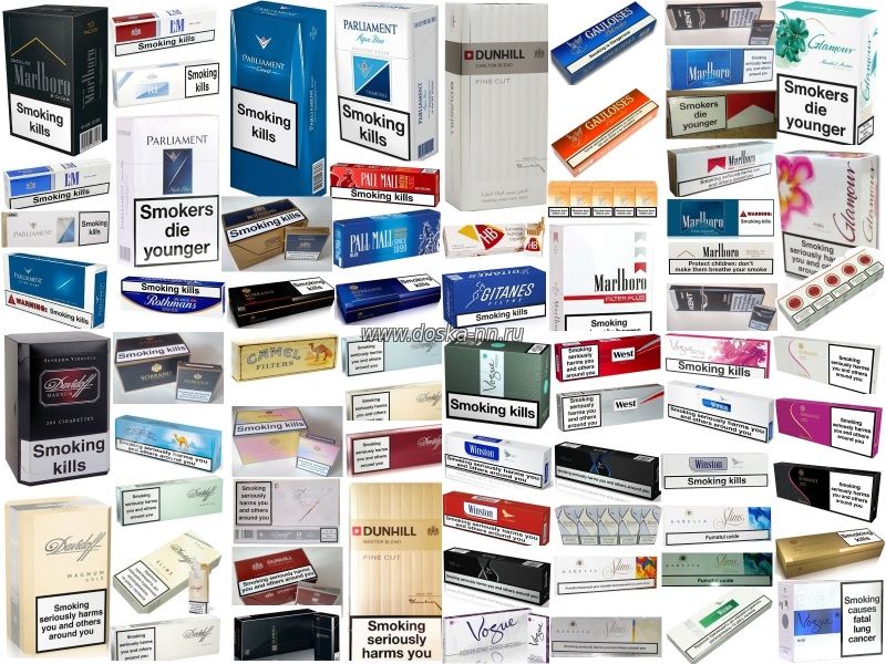 Европейские сигареты, сигариллы, сигары, табак в ассортименте - DUTY FREE