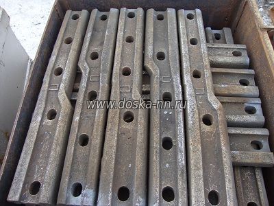 Накладка на рельсы Р65, Р50  переходная на складе